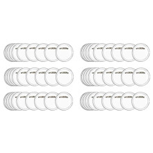 60Pack 58mm Clear Button Pins Acrylic Design Button Badge Clear Picture Buttons Badges Kit for DIY Crafts3