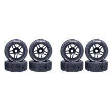 2 Set 111mm 1/8 Scale RC Off Road Buggy Tires Wheel 17mm Hex for ARRMA Typhon Redcat Team Losi VRX HPI HSP Hobao