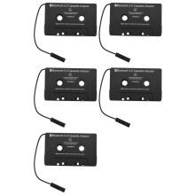 5X Universal Cassette 5.0 Adapter Converter Car Tape Audio Cassette for Aux Stereo Music Adapter Cassette