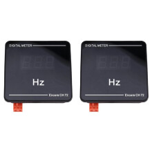 2X Digital Cymometer Digital Frequency Meter 10-99.9Hz AC50-500V 0.56in LED Display Hz Counter Tester Cymometer