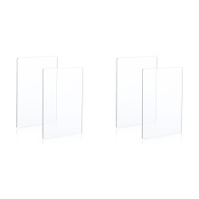 4 Packs Transparency Acrylic Cutting Pads, Die Cutting Plates Clear Thick Cutting Die Pads Cutting for Die Cutting Work