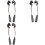 6PCS Windshield Windscreen Washer Nozzle Spray Jet 1Z0955986 for  OCTAVIA 2004-2015 Heated 1