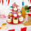 2X Cardboard Cupcake Stand Tiered Cake Stand Multipurpose Cardboard Cake Stand Practical Cake Tier Stand Cupcake Stand 4