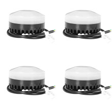 4X Modbus RTU Audible Visual Alarm with 3 Color Light Programmable Sound and Light Alarm for Industrial Alarm