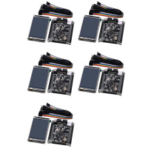 5X STM32F407VET6 Entwicklungsboard Cortex-M4 STM32 Minimum System Learning Board ARM Core Board + 3,2 Zoll LCD TFT Bildschirm