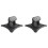 2X Multi Functional Projector Gimbal Desktop Bracket Lifting Bracket Wall Mounted Bracket 360 Degree Rotating Black 1