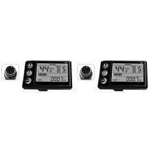 2X LCD-S866 Electric Bike LCD Display Meter Dashboard Display Panel 24V 36V 48V for Electric Scooter 6PIN