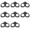 8X New Lens Dust Frame for Meta Quest 3 VR Headset Close Range Frame Cover Box Bracket Replacement Part Accessory 1