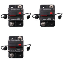 3X 12-48V Circuit Breaker Fuse Reset Waterproof 150A AMP for Car Boat Auto