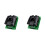 2X TQFP44 to DIP40 Burning Socket Chip Programmer TQFP44 Adapter Socket Dip40 Qfp44 ATMEGA16 1