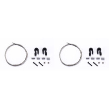 2X Stahlseilset Dekorationszubehör für MN86S MN86 MN86KS MN86K MN G500 RC Car RC Car Upgrade Teile