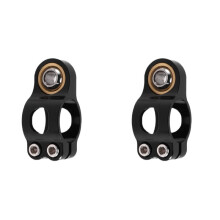 2X Motorcycle Steering Damper Retaining Clip Steering Stabilizer Base Clip Double Screw Clip Motorcycle Accessories