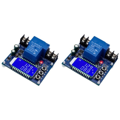 2X XY-CD63L 30A Battery Charge Discharge Controller Low Voltage Cut Off  Undervoltage Overvoltage Protection