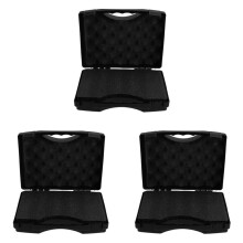 3X Microphone Storage Box Home Recording Equipment Case Carrying Holder Electronics Pouch Travel