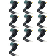 10X E-Bike Lgnition Lock Key Thumb Throttle Voltmeter Digital Voltage Display 3Pin for M4 M365