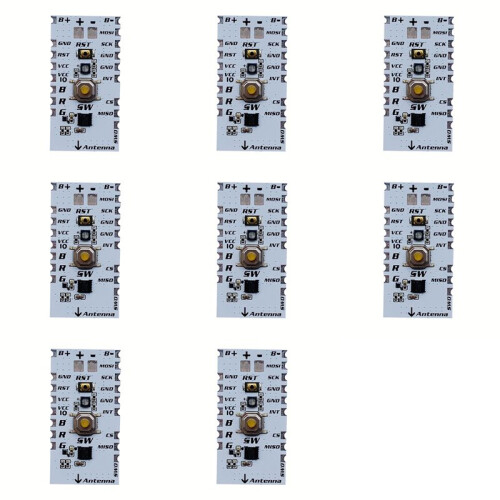 8X Modulo Chrysalis LSM6DSV + Modulo QMC6309 Progettato per I Tracker per SlimeVR e Smol Slime. 1
