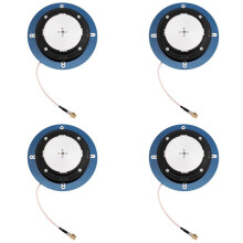 4X High-Precision GNSS Antenna for Glonass RTK GPS BeiDou Galileo Compact Waterproof for Mapping,Driving School