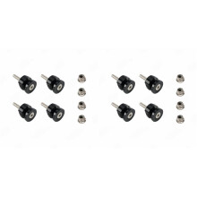 8X Motorcycle Top Case Bracket Base Plate Bushing Pad Buckle Spacers Tail Box Rear Trunk Luggage Case Side Box Bracket