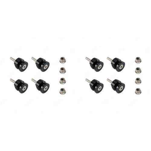 8X Motorcycle Top Case Bracket Base Plate Bushing Pad Buckle Spacers Tail Box Rear Trunk Luggage Case Side Box Bracket
