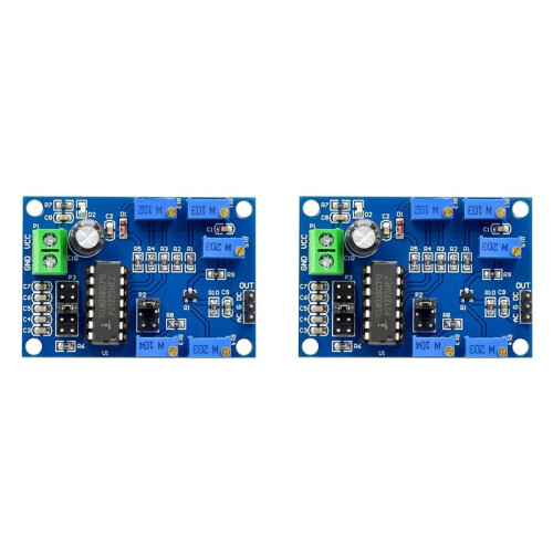 2X ICL8038 Signal Generator Medium/Low Signal Frequency 10Hz-450KHz Triangular/Rectangular/Sine Wave Generator Module