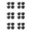 Set of 24 Screw in Caster Wheels - 12 with Lock Function 2