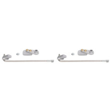 2X Car Park Brake Kit with Rod Pawl 101187702 Fit for Club Car Carryall Electric 1995