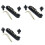 3X Roller Sadel Tune-O-Matic Guitar Bridge för   Elgitarrbyte (Svart) 1