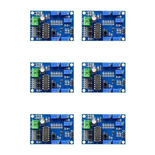 6X ICL8038 Signal Generator Medium/Low Signal Frequency 10Hz-450KHz Triangular/Rectangular/Sine Wave Generator Module