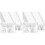 200 Pcs Clear Envelopes with Button Snap Closure, A4 Letter Plastic Envelope Folders for Documents Waterproof Envelope 2