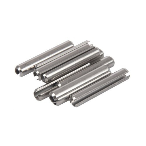 40Pcs M5x30mm 304 Stainless Steel Split Spring Roll Dowel Pins 1