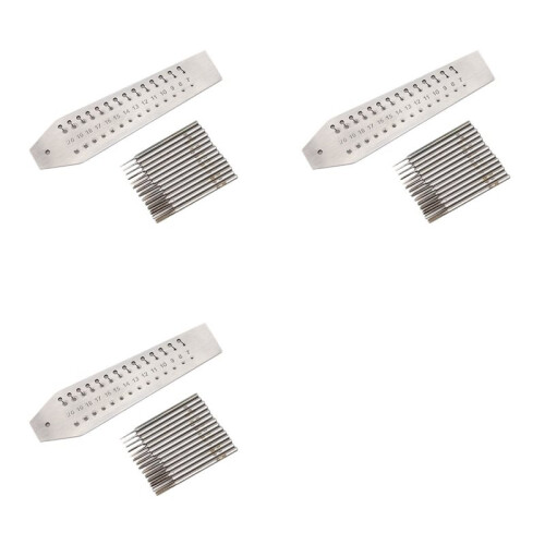 3X Watch Tap & Die Set,14 Taps Screwplate 0.7mm 2mm ,Micro-Screw Thread Cutting Tools