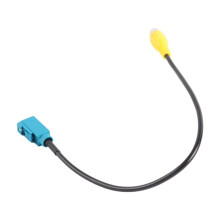 2X Fakra Z Female to RCA Female Video Cable Adapter Car Reversing Rear View Camera Adapter Cables for (A)