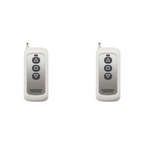 2X 433MHz Wireless Remote Control Learning Code EV1527 Module with Antenna 3 Button Control 1000M Long Range Opener