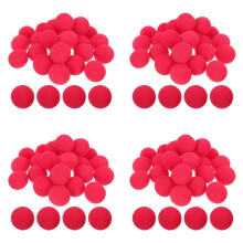 400 Bolas de Espuma Roja para Nariz de Payaso, Ideales para Circo, Carnaval, Mascarada, Cosplay y Fiestas.