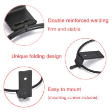 6 Pack Foldable Holder Wall Mounted,Sports Display Rack for Basketball Volleyball Rugby Soccer Football