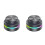 2X Dual Knob Keyboard with RGB Lights Reverse Direction Knob Single-Button  Keyboard Customizable Volume Knob 1