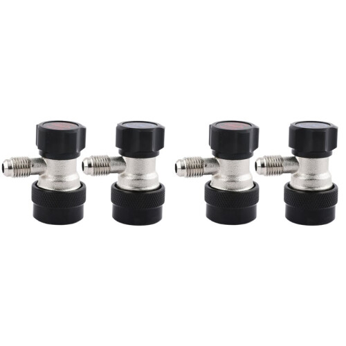 2X R134aR 1234yf Adjustable Quick Coupling Refrigerant Fluorinated Coupling Tool Automotive Air Conditioner 34a Adapter