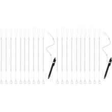 20pcs Pen Lanyards, Anti-Lose Pen Leash with Silicone Loops Elastic Lanyard Tether for Tethering Stylus to Touchscreen