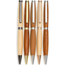 Slimline Pen Kit for Wood Turning 10 Pack with Multiple Finishes 7mm Twist Pen Kit