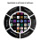 2X Dual Knob Keyboard with RGB Lights Reverse Direction Knob Single-Button  Keyboard Customizable Volume Knob 7