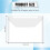 200 Pcs Clear Envelopes with Button Snap Closure, A4 Letter Plastic Envelope Folders for Documents Waterproof Envelope 4
