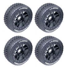 2 Set 111mm 1/8 Scale RC Off Road Buggy Tires Wheel 17mm Hex for ARRMA Typhon Redcat Team Losi VRX HPI HSP Hobao