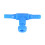 60 Pieces Plastic Aquarium Fish Tank 2 Way Air Pump Control Valves, 1