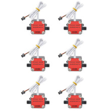 6X OF07ZAT 2Min Oval Gear Flowmeter Sensor Flow Sensor Gear Oil Flowmeter