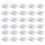 60pcs USB Flash Drive Boxes Protector Transparent Clear Storage Case Dustproof USB Stick Packaging for Memory Drives 2
