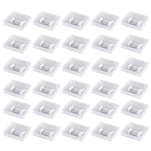 60pcs USB Flash Drive Boxes Protector Transparent Clear Storage Case Dustproof USB Stick Packaging for Memory Drives 1