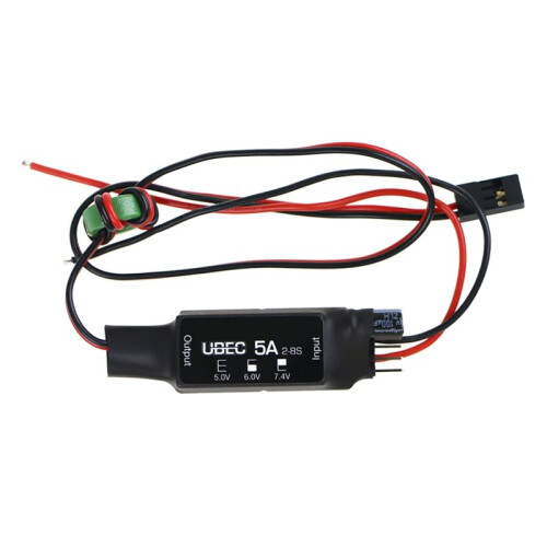 2X UBEC 5A V2 Air High Voltage Regulator Module 2-8S 5V 6V 7.4V 5A Adjustable BEC for Crawler 1