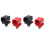 4pcs 200A High Current  Storage Terminal Battery Connector Terminal Block DC500V M8 Wire Core Diameter Lithium 1
