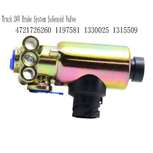 2X 4721726260 Truck 24V Brake System Solenoid Valve for CF65 CF75 CF85 XF95 XF105 1197581 1330025 1315509