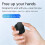 2X Mouse  Remote Control with Touchpad,Automatic Screen Clicker Continuous Clicker,Scrolling  Remote Control 9